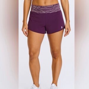 OISELLE | Vibrant Purple Athletic Running Shorts